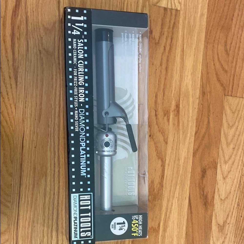 Silver Curling Iron